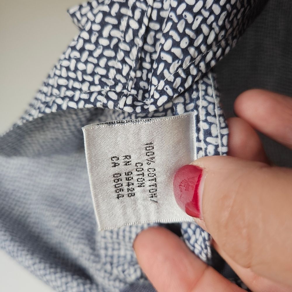 Bugatchi Shaped Fit Button Down, Geometric Design… - image 7